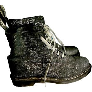 Dr. Marten’s size 11 - silver dotted black boot